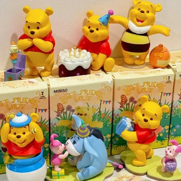 Miniso - Winnie the Pooh Best Friends Birthday Blind Box Cute Collectables NZ