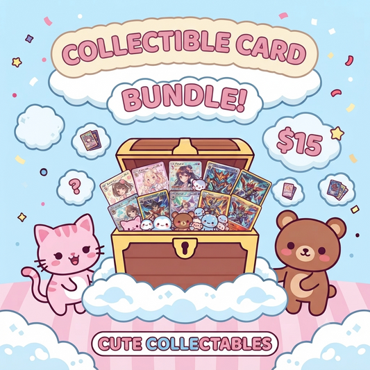 Anime and Game Collectible Card Bundle