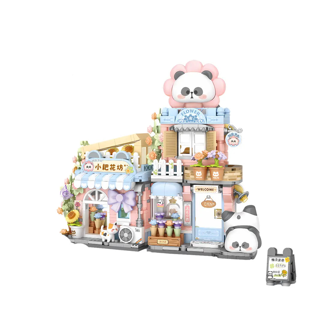 Mr Pa - Flower Shop Building Block Set