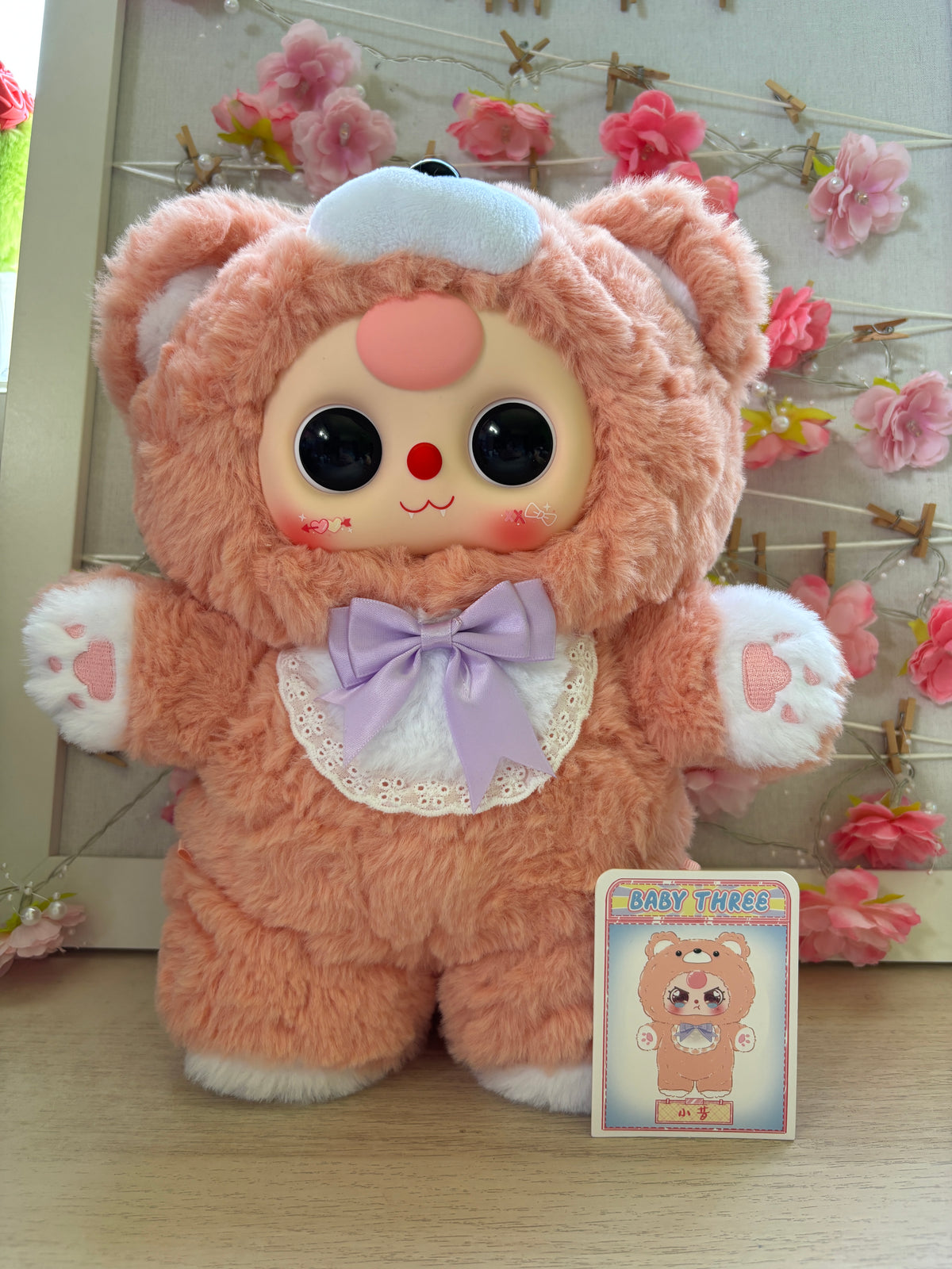 Baby Three 400% “Peach Bear”