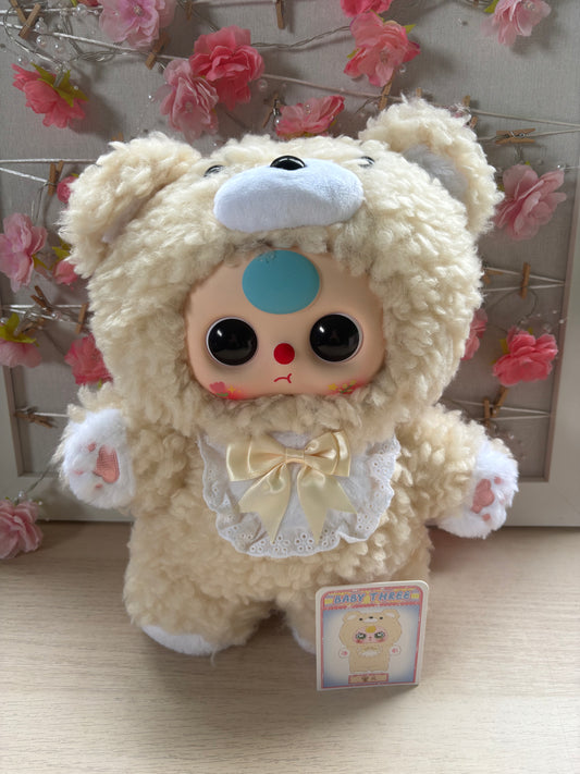Confirmed Baby Three 400% “Cream Bear” Cute Collectables NZ