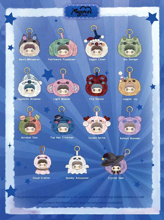 MayMei - Circus Plush Keychain Blind Box Cute Collectables NZ