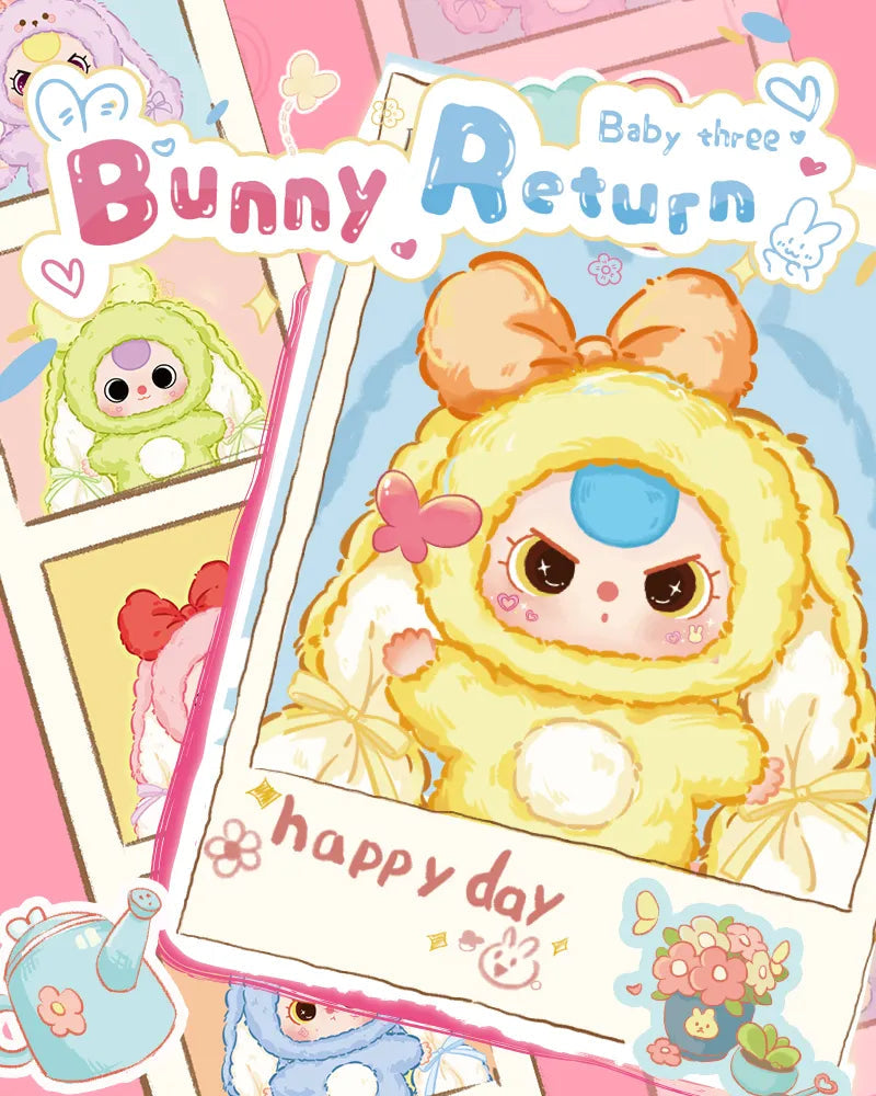 Baby Three Rabbit Returns Cute Collectables NZ