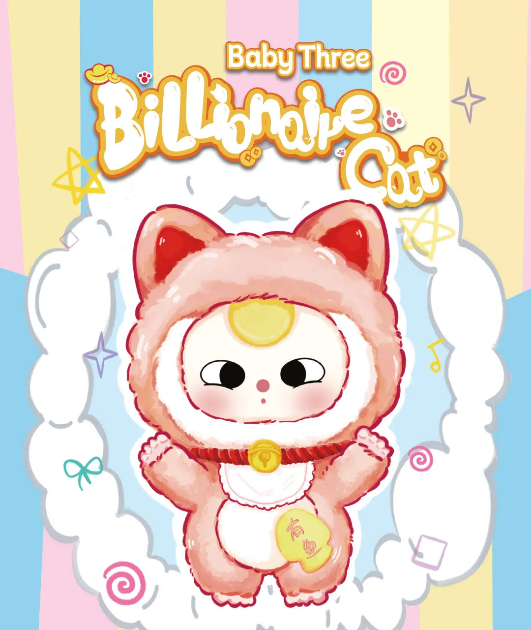 Baby Three - Billionaire Cat Plush Blind Box Cute Collectables NZ