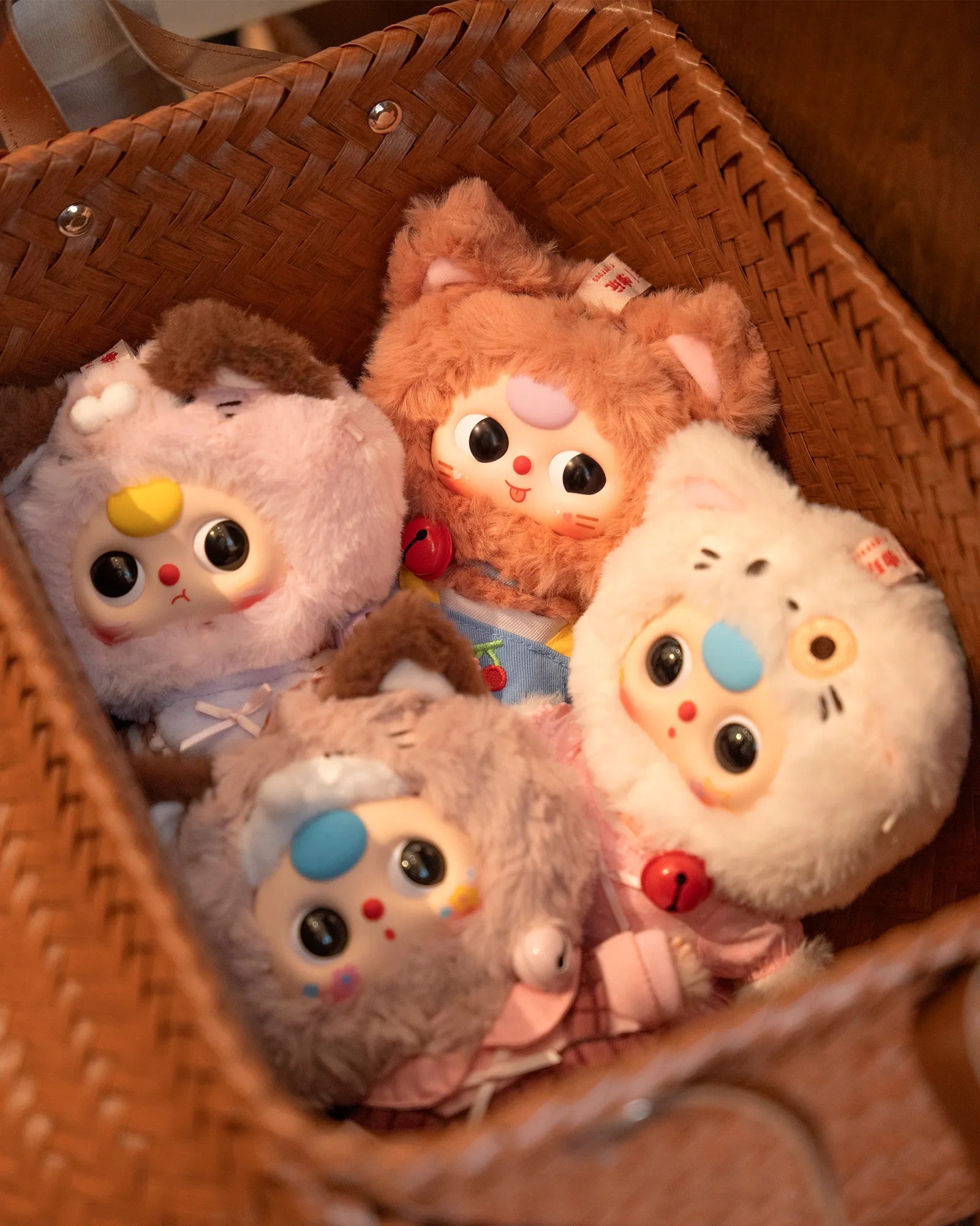 Baby Three Kitten Wardrobe Plush Blind Box Cute Collectables NZ