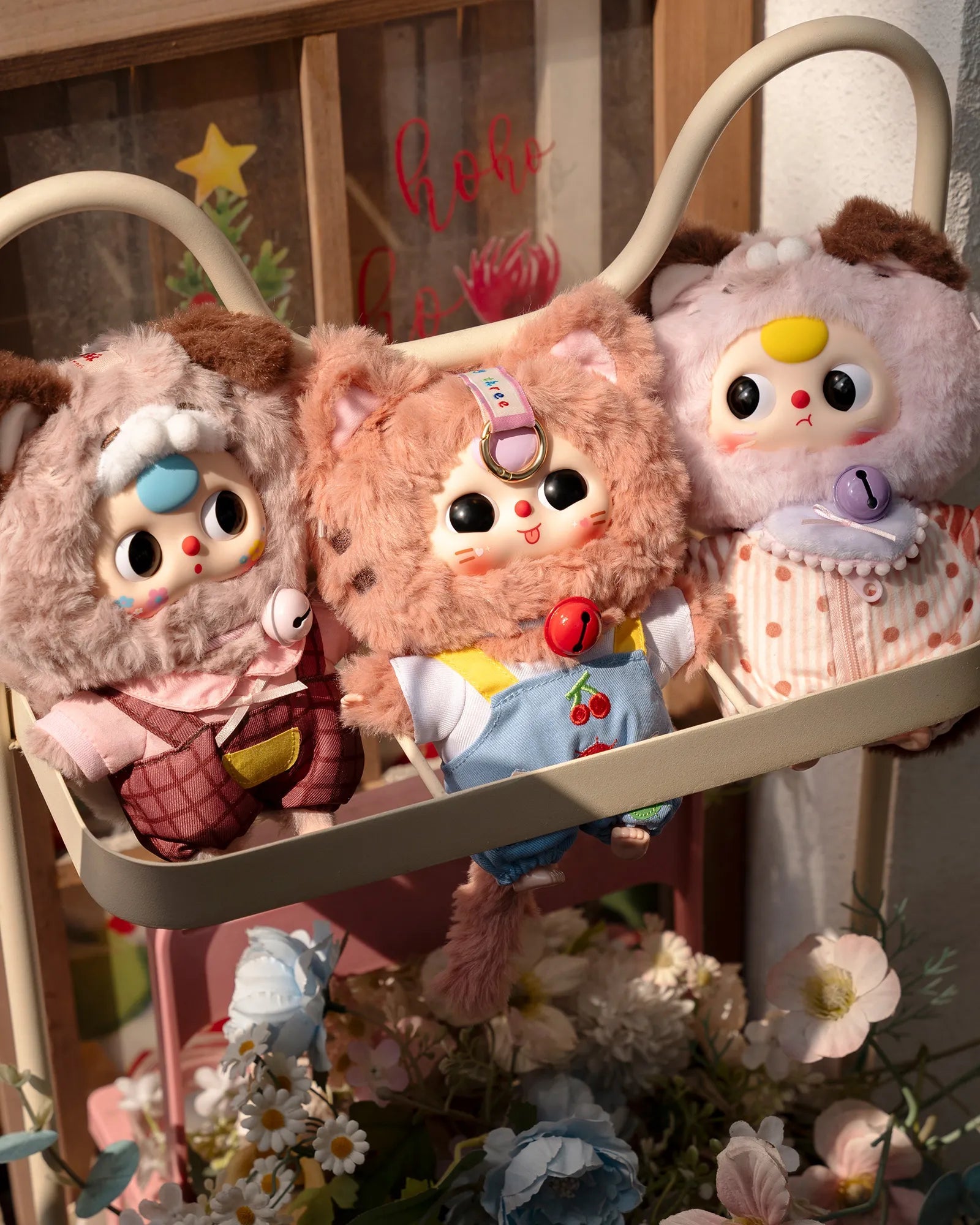 Baby Three Kitten Wardrobe Plush Blind Box Cute Collectables NZ
