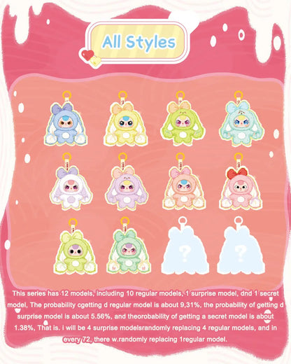 Baby Three Rabbit Returns Plush Blind Box Cute Collectables NZ