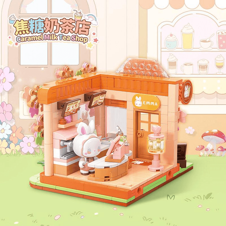 Emma - Caramel Milk Tea Shop DIY Building Block Set