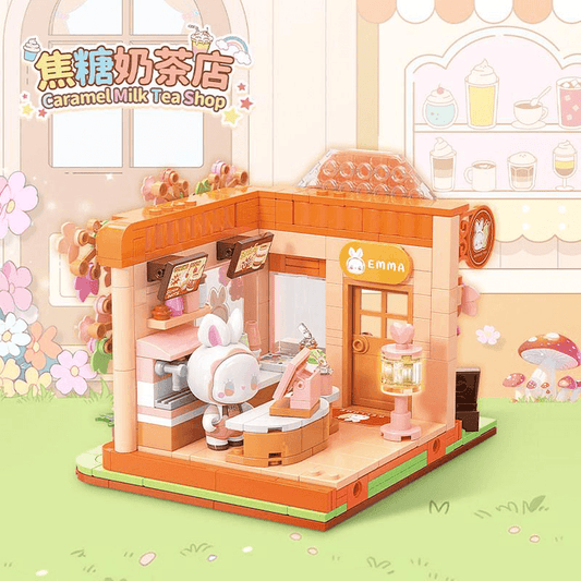 Emma - Caramel Milk Tea Shop DIY Building Block Set