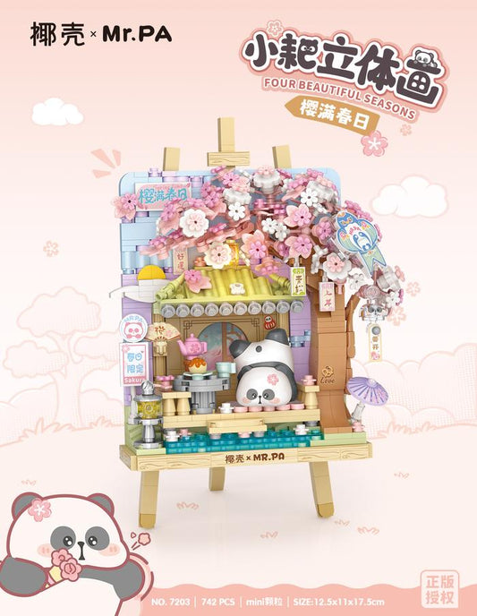 Mr Pa - Four Beautiful Seasons Building Block Set
