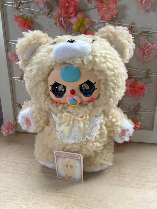 Confirmed Baby Three 400% “Cream Bear” Cute Collectables NZ