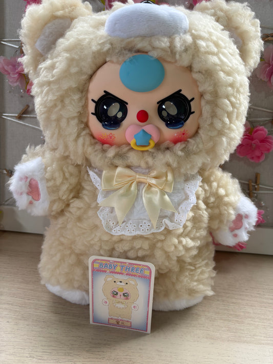 Confirmed Baby Three 400% “Cream Bear” Cute Collectables NZ