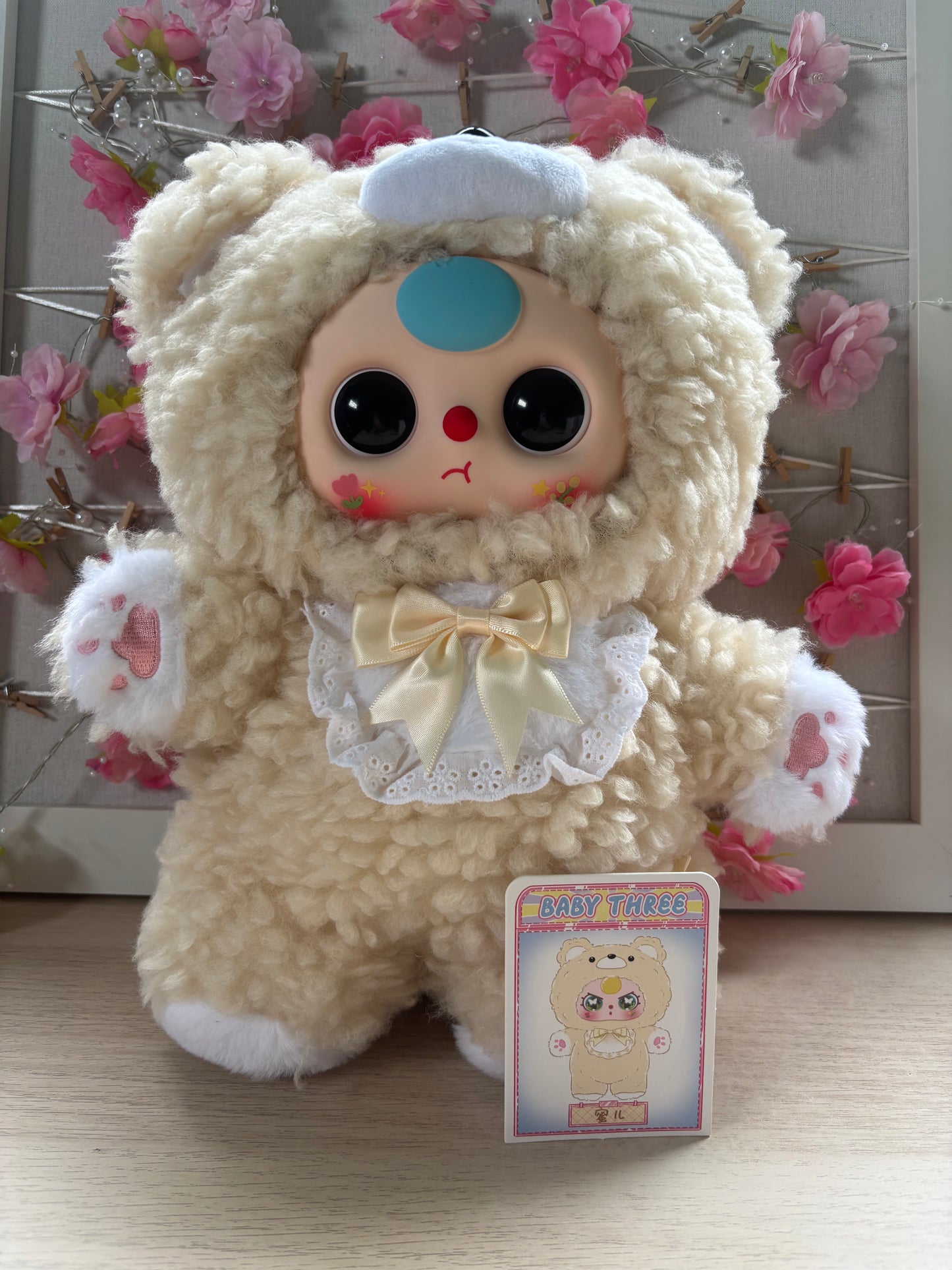 Confirmed Baby Three 400% “Cream Bear” Cute Collectables NZ