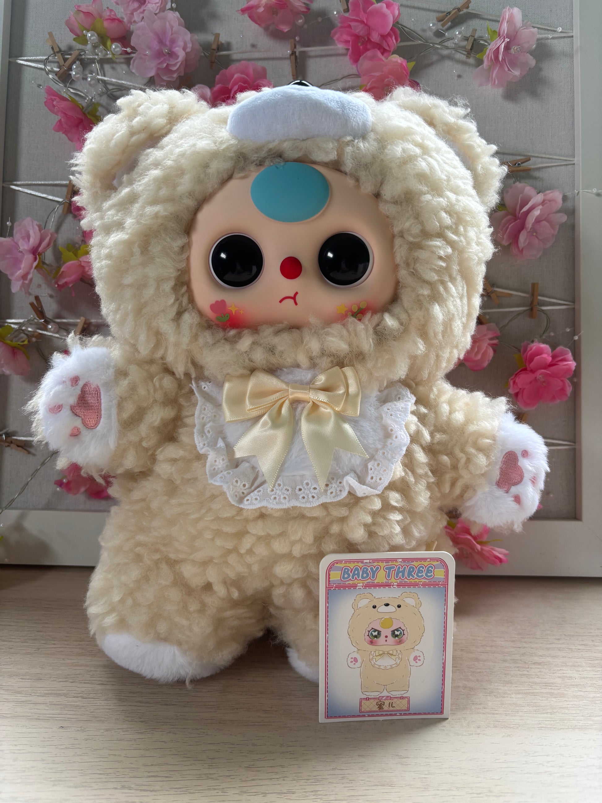 Confirmed Baby Three 400% “Cream Bear” Cute Collectables NZ