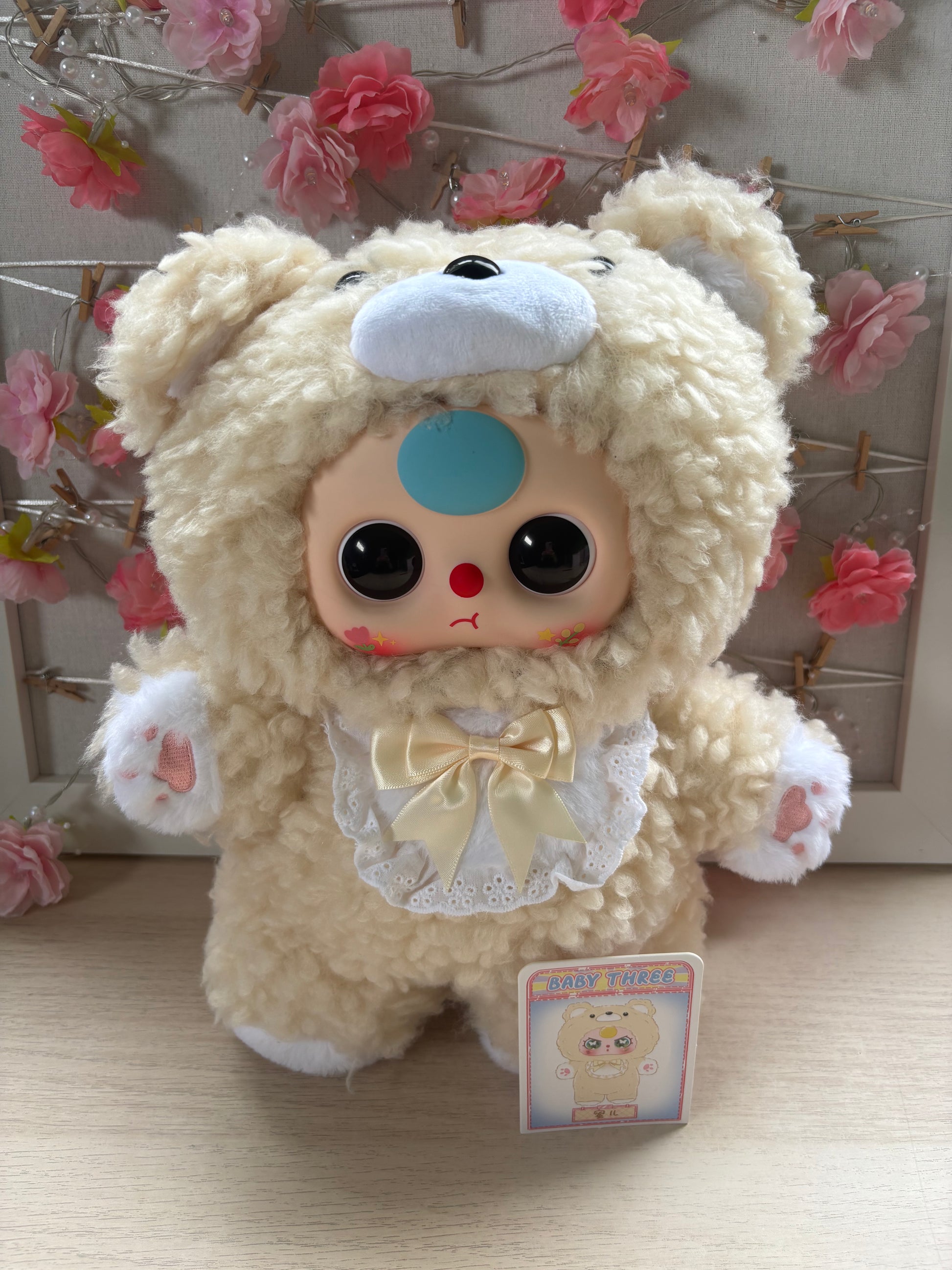 Confirmed Baby Three 400% “Cream Bear” Cute Collectables NZ