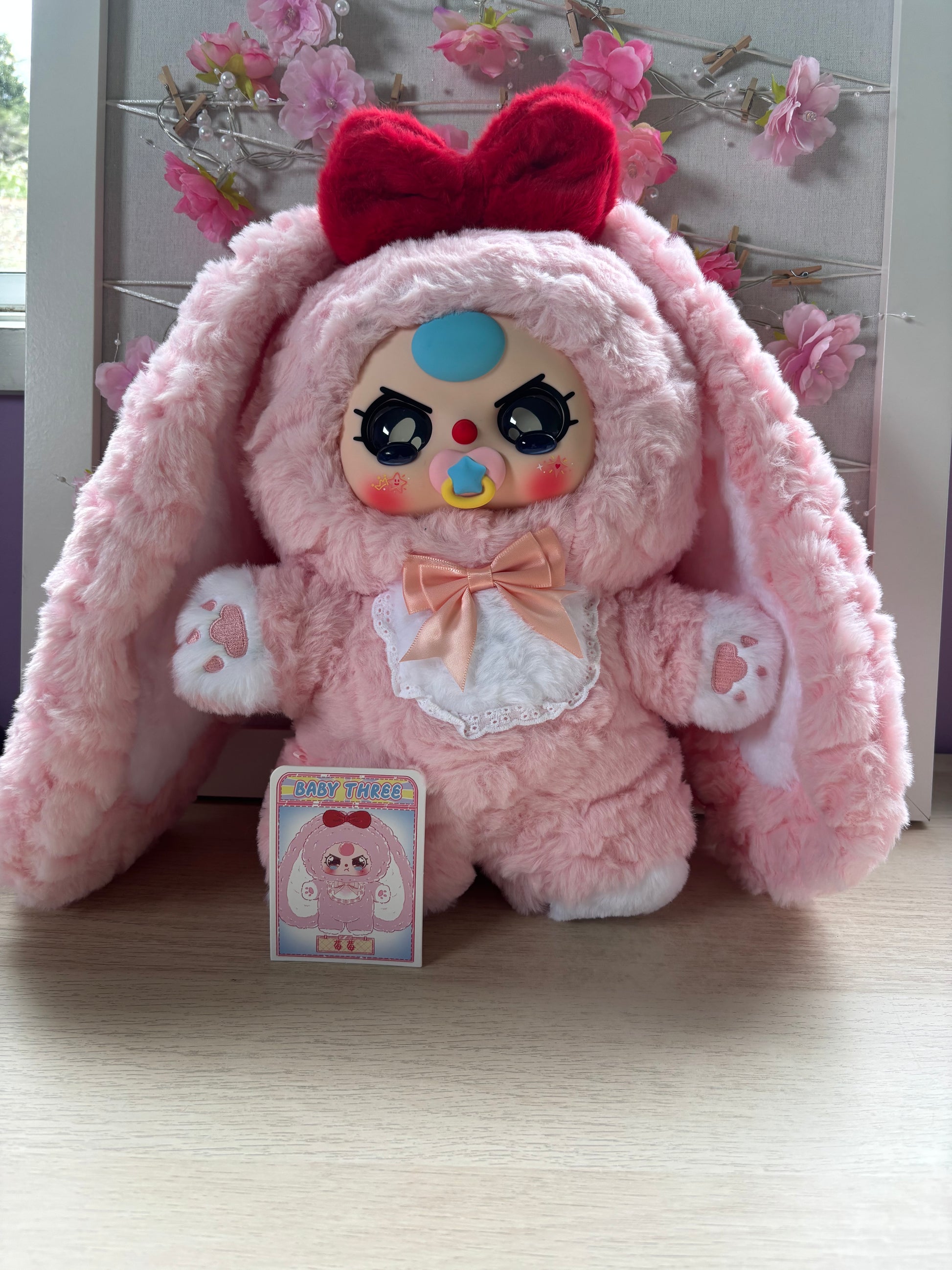 Confirmed Baby Three 400% “Pink Bunny” Cute Collectables NZ