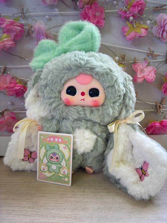 Confirmed Baby Three “Sage Green Bunny”