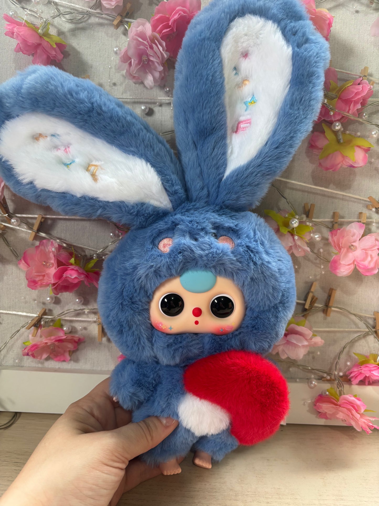 Confirmed Baby Three “Dark Blue Bunny”