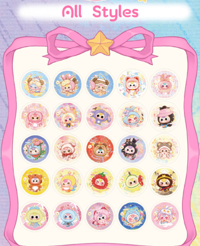 Baby Three - Cute and Adorable Blind Badge